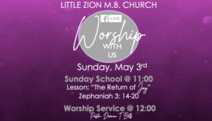 LZMBC Live - Sunday School - May 3rd, 2020