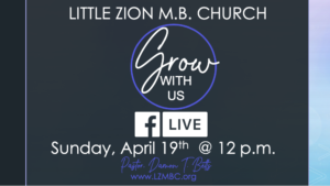 LZMBC Live - Pastor Damon T. Betts - April 19th, 2020