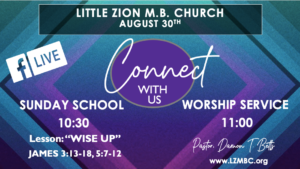 LZMBC Live Sunday School August 30, 2020