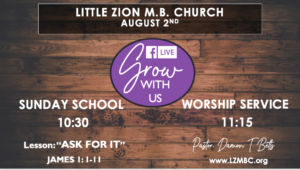 LZMBC Live Worship Service Pastor Damon T. Betts - August 02, 2020