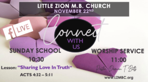 LZMBC Live Sunday Worship November 22nd, 2020