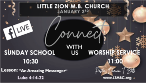 LZMBC Live Sunday School January 3rd, 2021