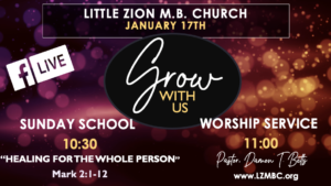 LZMBC Live Sunday School January 17th, 2021