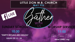 LZMBC Sunday Service - 5/9/2021
