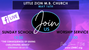 LZMBC Sunday Worship Service - May 16th, 2021